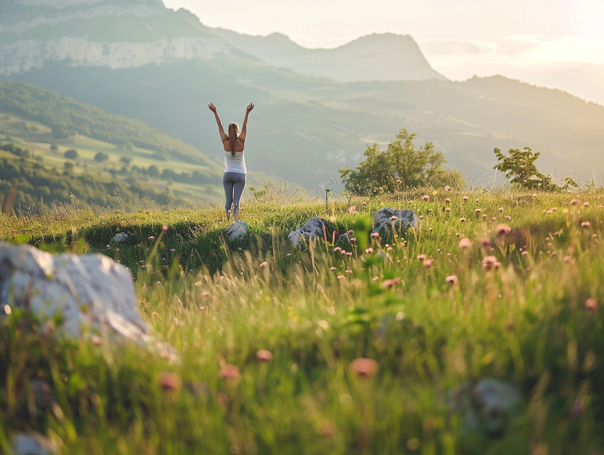 Спільна практика йоги на природі